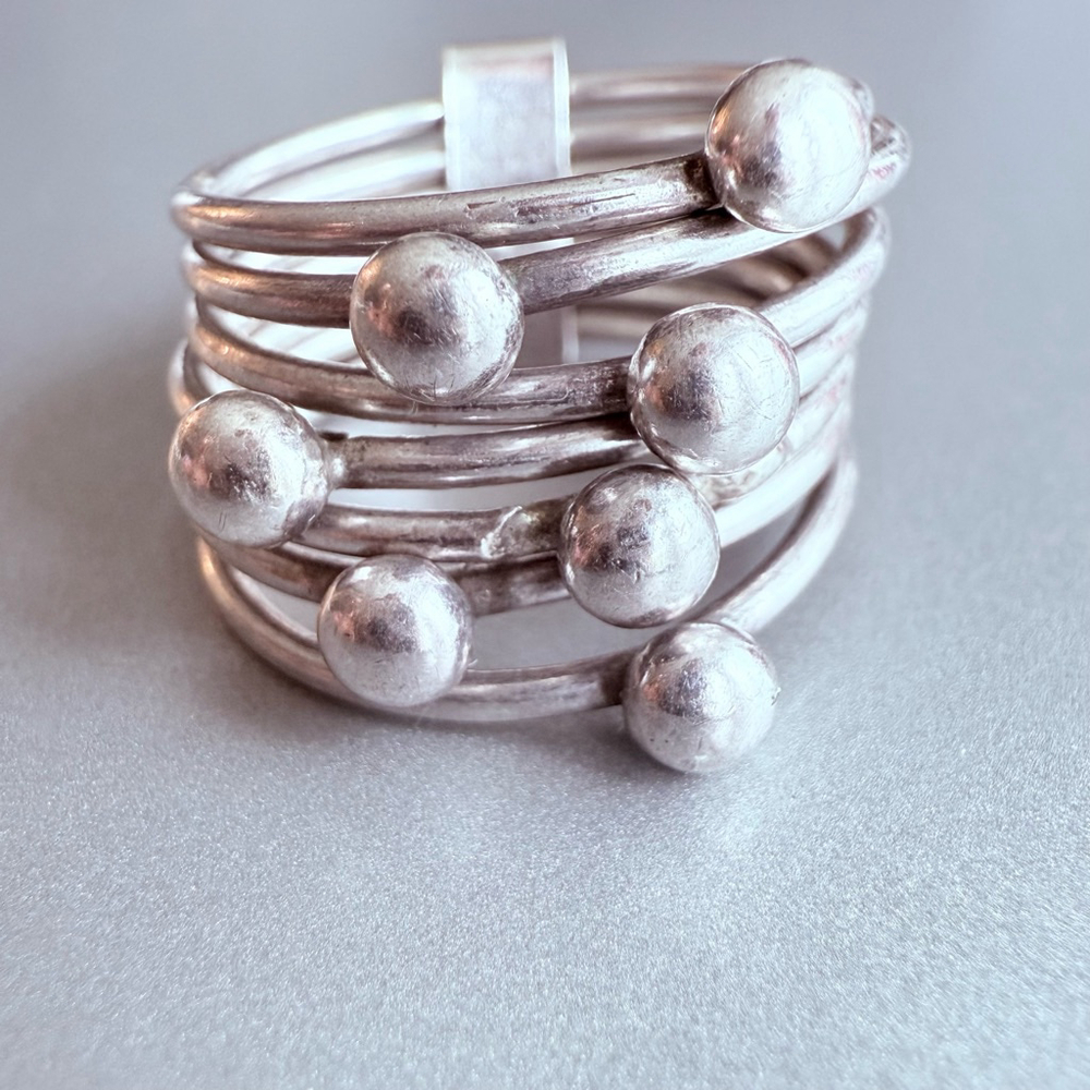 Elegant Silver Stacked Ring